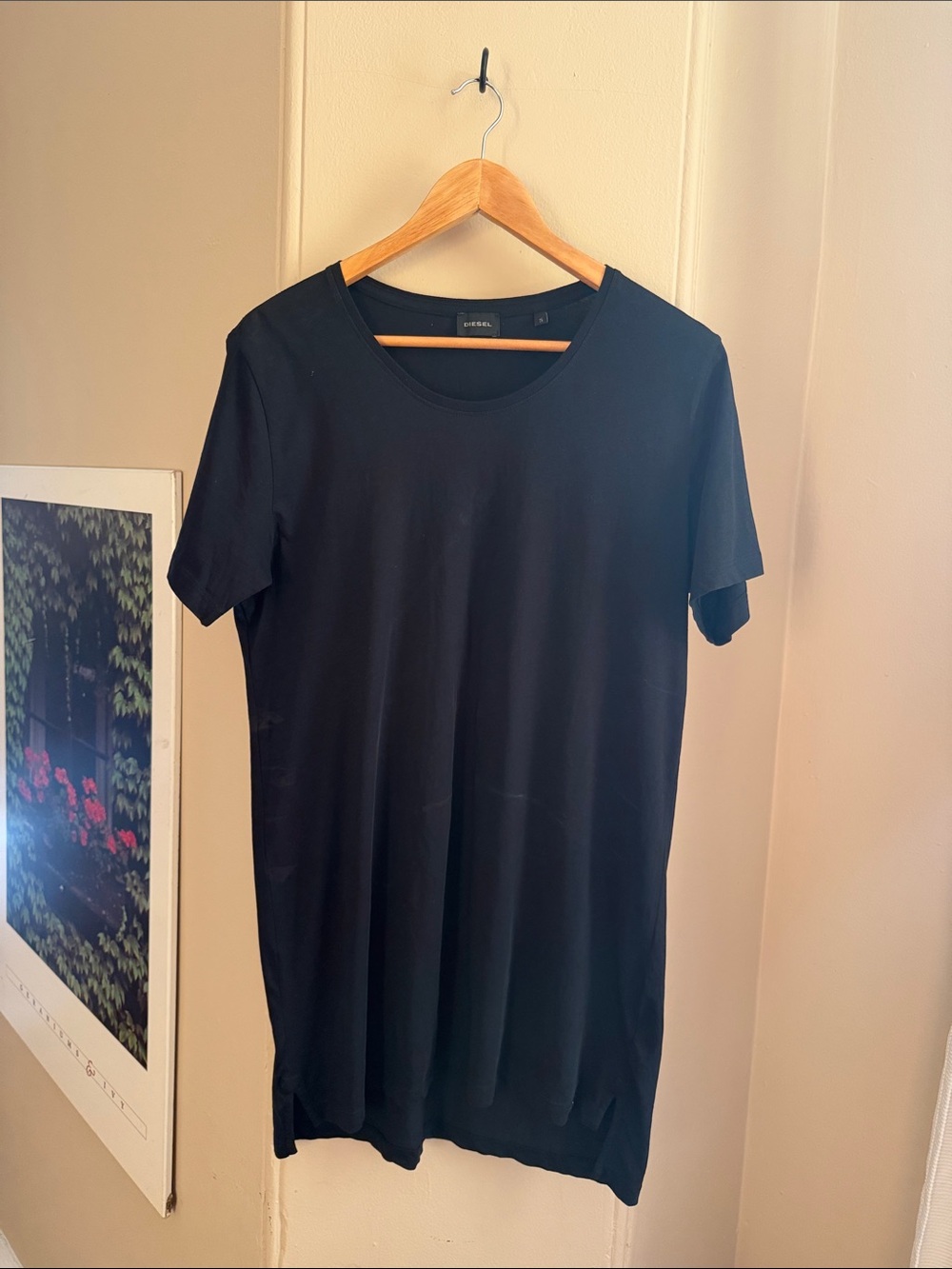 Diesel Black Short Sleeve Crewneck T-Shirt